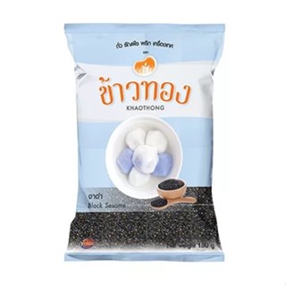 KHAOTHONG งาดำ ตรา ข้าวทอง  ขนาด 500g