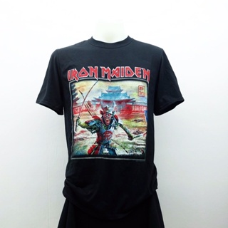 เสื้อยืดคอกลมเสื้อวง Iron Maiden ลิขสิทธิ์แท้100%S-5XL