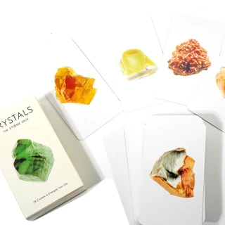 Crystals The Stone Deck - 78 Crystal Cards to Energize your Life New Couple Game Gift