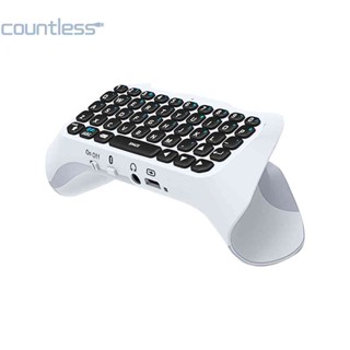 ที่จับคีย์บอร์ดบลูทูธ 3.0 สําหรับ Sony PS5 Gamepad Mount Mini Keypad [countless.th]