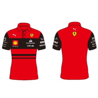 ใหม่ เสื้อโปโลแขนสั้น แบบแห้งเร็ว F1 สําหรับผู้ชาย 2023