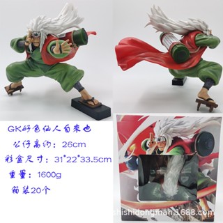 ((พร้อมส่ง) โมเดลฟิกเกอร์ Naruto Konoha Sannin GK Combat Edition Jiraiya Toad Fumita ALDN