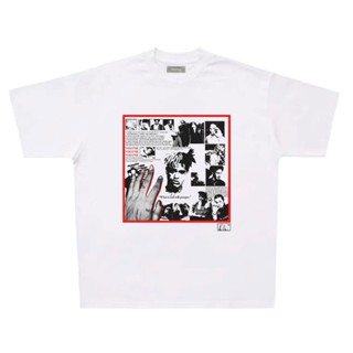 พร้อมส่ง XXXTENTACION เสื้อยืด ผ้าฝ้ายแท้ ทรงหลวม สไตล์เรโทร