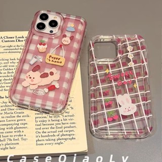 Plaid Puppy Phone Case For Iphone14promax Apple 13P Phone Case 12 Drop-Resistant Xrxs Transparent 7plus Silicone 11