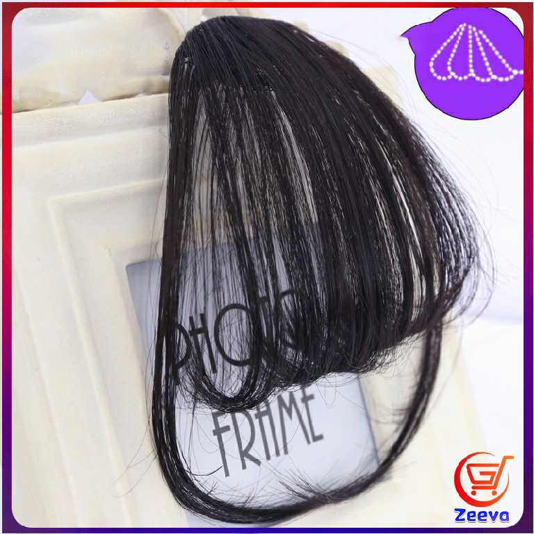 Zeeva ผมหน้าม้า ดูธรรมชาติ วิกผมหน้าม้า กิ๊บผมหน้าม้าติดง่าย bangs - รูปที่ 5