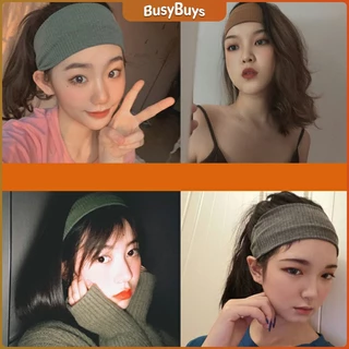 B.B. ผ้าคาดผม แบบดูดซับเหงื่อ ทรงสปอร์ต ที่คาดผมแฟชั่น sports hair band