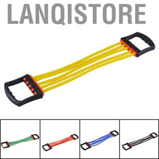 Lanqistore Chest Expander Detachable 5 Fitness Resistance Bands Muscle Strength Training Pull Rope