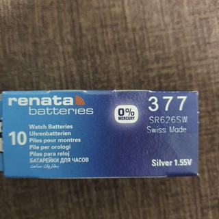 ถ่าน ถ่าน RENATA 377 ใช้ร่วมกับ SR626SW