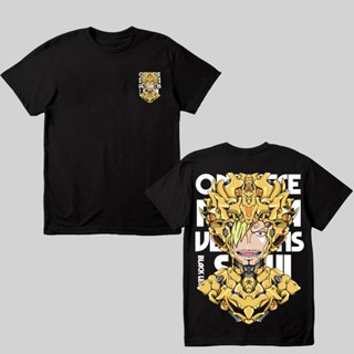 เสื้อยืดพิมพ์ลาย2023（ผู้สร้างดั้งเดิม）เสื้อยืดพิมพ์ลาย Street Anime Onepiece Mecha Sanji