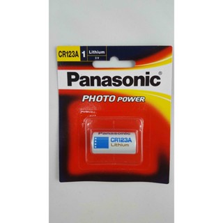 ถ่านลิเธียม Panasonic CR 123 CR123A สินค้าของแท้จาก บริษัท พานาโซนิค ซิว เซลล์ (ประเทศไทย) ถ่าน