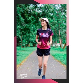 เสื้อวิ่ง (RUN FOR LOVE ชมพู) พร้อมส่ง !