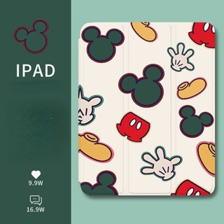 เคส TPU ลายมิกกี้เมาส์ พร้อมช่องใส่ปากกา สําหรับ iPad 7th 8th 9th gen 10.2 10.5 Air3 iPad 9.7gen5 6 iPad Pro11 2020 2021 air4 510.9 mini 4 5 mini6