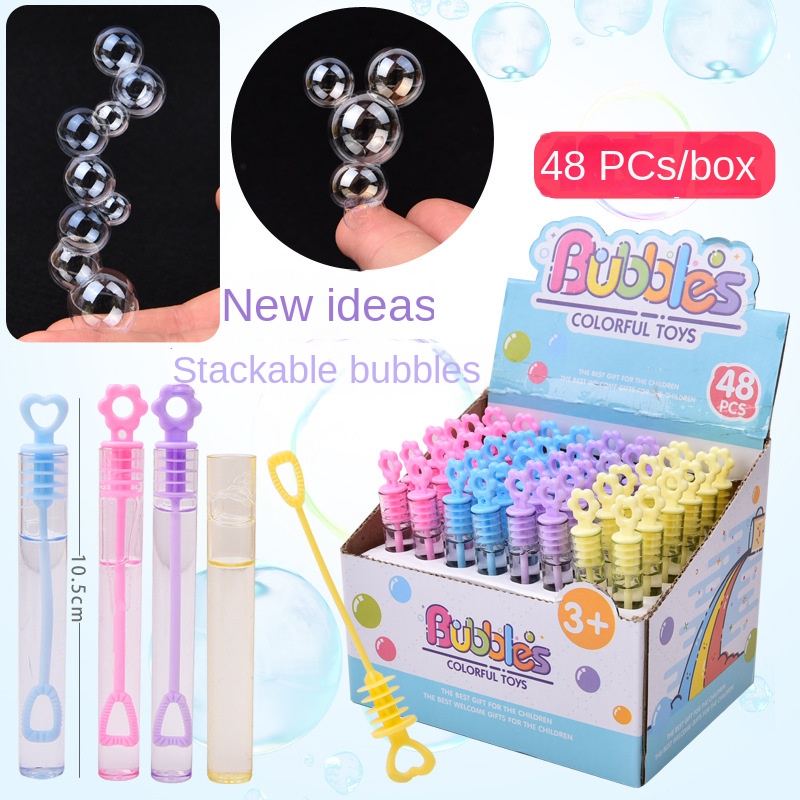 Bubble Stick ขนาดเล ็ ก Mini Bubble Machine เป ่ าน ้ ําฟองของเล ่ นเด ็ ก