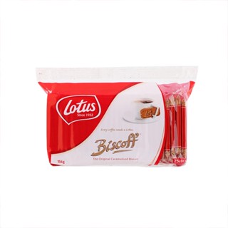 LOTUS โลตัส บิสคอฟ คาราเมลไลซ์ บิสกิต มี2ขนาด Lotus Biscoff Caramelised Biscuit ขนาด(124/156g)