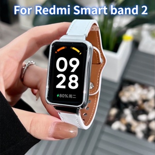 ใหม่ สายนาฬิกาข้อมือหนังนิ่ม แบบเปลี่ยน สําหรับ Redmi Band 2 Xiaomi Redmi Band2