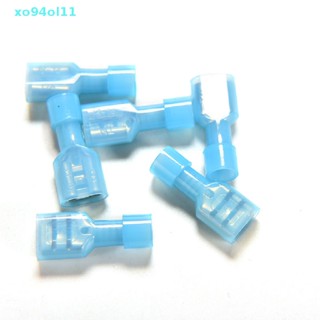 Xo94ol ขั้วต่อสายไฟ ไนล่อน สีฟ้า 16-14AWG 50 ชิ้น