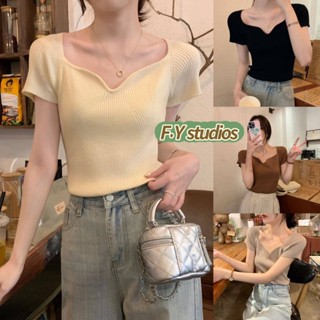 𝙁.𝙔 𝙨𝙩𝙪𝙙𝙞𝙤𝙨 พร้อมส่งจากไทย NO.241 เสื้อใหมพรม แขนสั้น เข้ากับทุกการแต่งกาย แฟชั่นฤดูร้อน สําหรับเด็กผู้หญิง