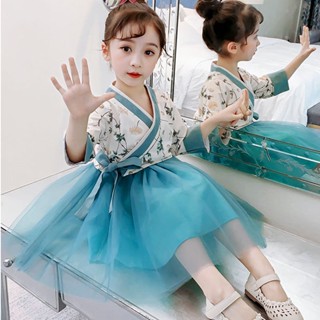 ชุดฮั่นฝู สําหรับเด็กอนุบาล ประถม 2-5-7-9 ปี