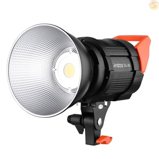 [ลดราคาครั้งใหญ่] Andoer DL-80 ไฟวิดีโอโฟกัส 80W 5600K หรี่แสงได้ COB LED CRI 95+ Bowens Mount พร้อมรีโมตคอนโทรล สําหรับบันทึกวิดีโอ สตูดิโอ ไฟกลางแจ้ง งานแต่งงาน