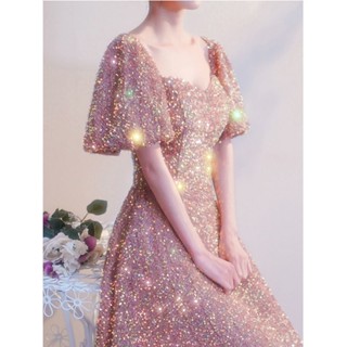 พร้อมส่ง ชุดราตรี กระโปรงยาว หรูหรา ใส่ได้ทั้งงานเลี้ยง งานแต่งงาน เจ้าสาว 2023