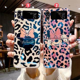 ใหม่ เคสโทรศัพท์มือถือ กันกระแทก ลายเสือดาว สําหรับ Samsung Z Flip4 3 W23 Flip 5G Galaxy Z