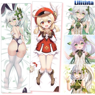 ปลอกหมอน พิมพ์ลายการ์ตูนอนิเมะ Dakimakura Genshin Impact Nahida Klee Game สําหรับตกแต่งบ้าน