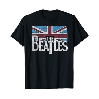 เสื้อยืด พิมพ์ลายธงอังกฤษ fangbin88tw.ph-s Bravado Beatles สําหรับผู้ชาย