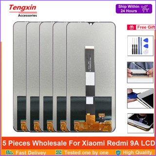 อะไหล่หน้าจอสัมผัสดิจิทัล LCD 5 ชิ้น สําหรับ Xiaomi Redmi 9A M2006C3LG Redmi 9C M2006C3MG