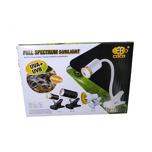 Coco Reptile Tortoise Sunlight UVA+UVB PD-01 / PD-02 [25W / 50W / 75W / 100W]