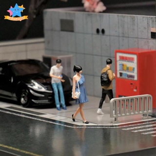 [Edstars] ฟิกเกอร์ตัวละคร Diorama Street 1:64 สําหรับตกแต่งฉาก DIY