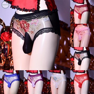 GORGEOUS~Mens Sexy Lace Thongs G-Strings Sissy Pouch Panties Underwear Briefs Lingerie