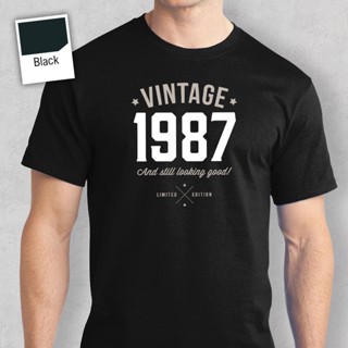 men tops t shirt 30th Birthday Gift Present Idea for Boys Dad Him  30 Tee T-Shirt 1987  2022 Brand Clothing Tees Ca_03