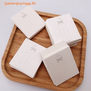{ Justenjoyingg.th } กระดาษแข็ง สําหรับใส่กิ๊บติดผม 50 ชิ้น