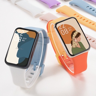 สายนาฬิกาข้อมือซิลิโคน สีตัดกัน สไตล์สปอร์ต แบบเปลี่ยน สําหรับ Xiaomi Band 7Pro Mi Band 7Pro Xiaomi 7 Pro