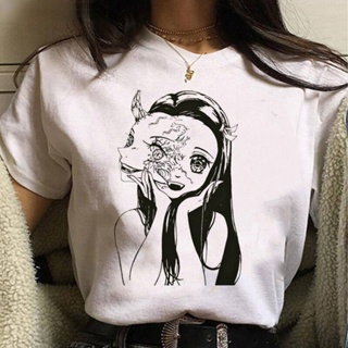 [S-5XL]Gildan พร้อมส่ง 100% เสื้อยืดลําลอง แขนสั้น พิมพ์ลาย Junji Ito Tomie Shintaro Kago สไตล์วินเทจ สําหรับผู้ชาย