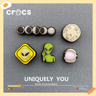 Crocs jibbitz charms จี้รูปเอเลี่ยน ดอกไม้ สําหรับตกแต่งรองเท้า DIY