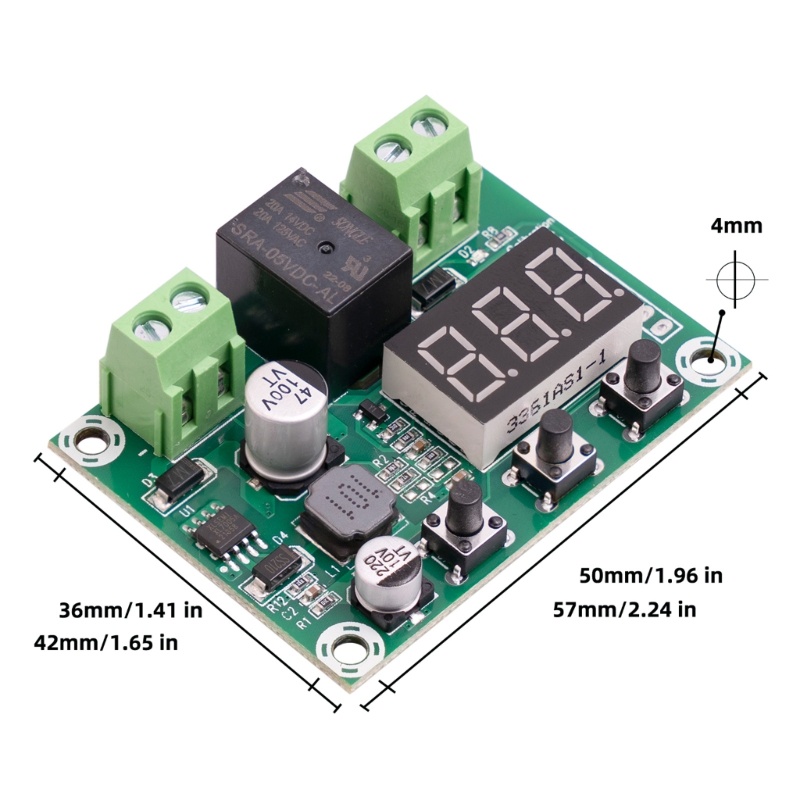 Utake JH-M609 โมดูลป้องกันแรงดันไฟฟ้า Low Voltage Cutoff Board สําหรับแผงโซลาร์เซลล์