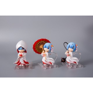 ((พร้อมส่ง) ฟิกเกอร์ Zero-Starting Life in Another World White No Scale Rem Rem Q Version 6OOE 3 กล่อง