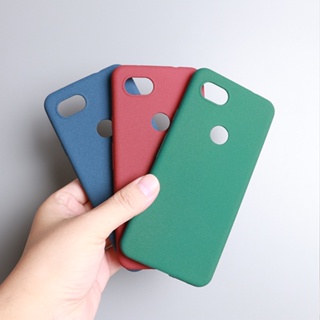 เคส TPU นิ่ม ป้องกันลายนิ้วมือ สีพื้น สําหรับ Google Pixel 2 2XL