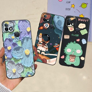 ใหม่ล่าสุด เคสโทรศัพท์มือถือ TPU นิ่ม ปิดด้านหลัง พิมพ์ลายดอกไม้อวกาศ สําหรับ Infinix hot 10i X659B hot10i hot 10