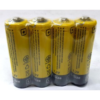 ถ่านชาร์จ Spa Size AA 1100 mAh Ni-Cd 1.2V จำนวน 4 ก้อน สามารถออกใบกำกับภาษีได้ ถ่าน