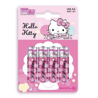 ถ่าน ถ่านอัลคาไลน์คิตตี้ ถ่านอัลคาไลน์ Hello Kitty Alkaline Battery ถ่านรีโมท ถ่าน 1.5V