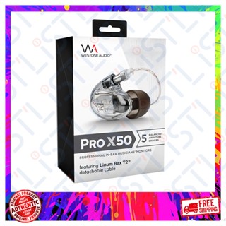 Westone Audio Pro X50 Universal-Fit Professional 5-Way In-Ear Musicians Monitors