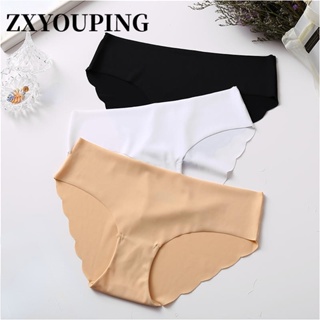 กางเกงชั้นใน เอวต่ํา ไร้รอยต่อ พลัสไซซ์ สําหรับผู้หญิง S-XXL【ZXYOUPING】