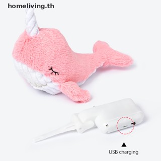 Home ใหม่ ของเล่นตุ๊กตากุ้งไฟฟ้า แบบกระโดดไฟฟ้า ชาร์จ USB เหมือนจริง สําหรับแมว