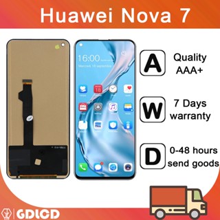 อะไหล่หน้าจอสัมผัส LCD แบบเปลี่ยน สําหรับ Huawei Nova 7 5G