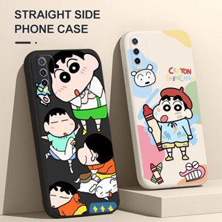 เคสโทรศัพท์มือถือ แบบนิ่ม ลายการ์ตูนชินจัง สําหรับ Realme 3 5 7 8 Pro 5s 8s 5i 6i 8i 9i V13 XT Q Q3 Q3i Narzo 30 #H284