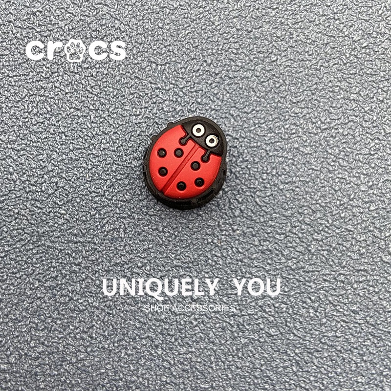Crocs jibbitz จี้รูปแมลงเต่าทอง ผึ้ง เดซี่ เครื่องประดับแฟชั่น สําหรับตกแต่งรองเท้า DIY