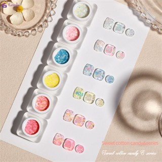 Nailfan สีทาเล็บเจล เจลทาเล็บสีใส เจลลี่ ยาทาเล็บสีนู้ดใส เจลทาเล็บสีชมพูนู้ดใส สีเจล
 【goob】