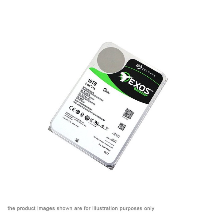 Seagate ฮาร์ดไดรฟ์ st16000nm001g 16TB EXOS x16 512e SATA 7200 Turn/Point 256mb 3.5 นิ้ว